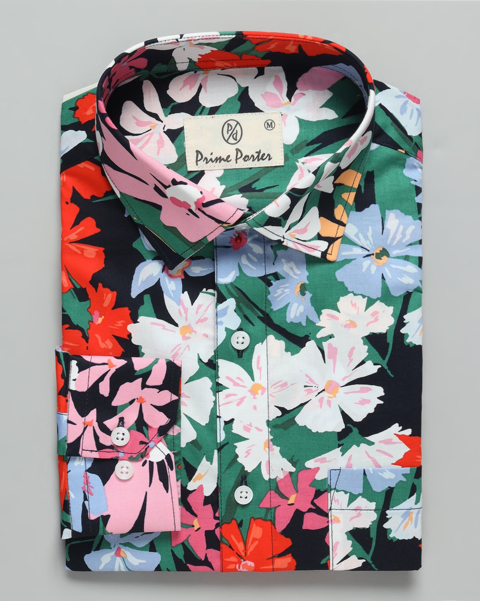 Floret Printed Shirt Prime Porter