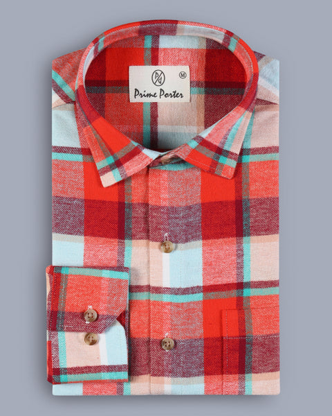 Cardinal Cotton Flannel Shirt