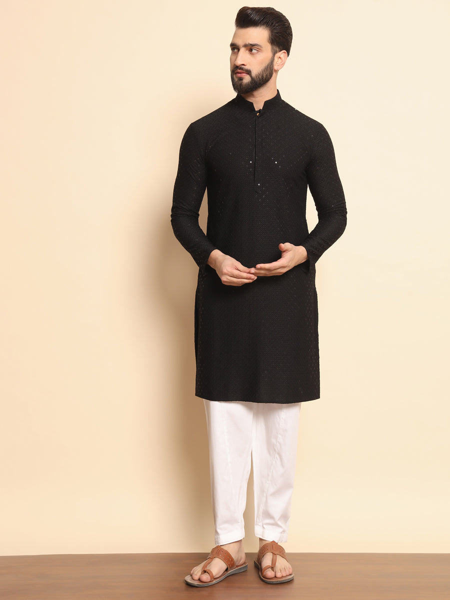 Shyaam Embroidered Sequence Kurta - Prime Porter