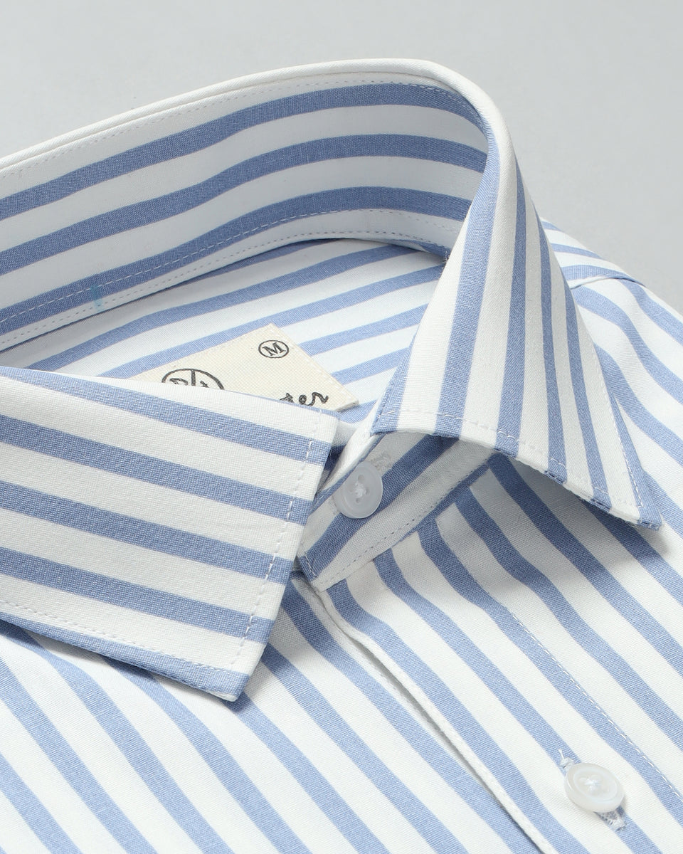 Light Blue Striped Shirt – Prime Porter