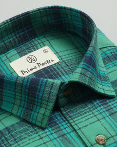 Parakeet Cotton Flannel Shirt