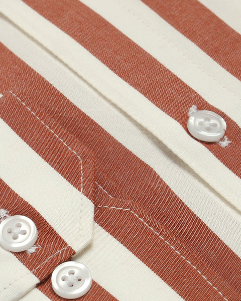 Rust Striped Shirt