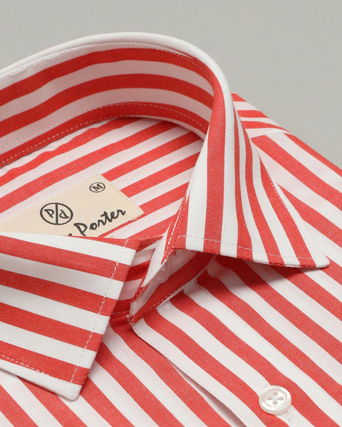 Crimson Striped Shirt