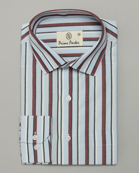 Mahogany Striped Shirt