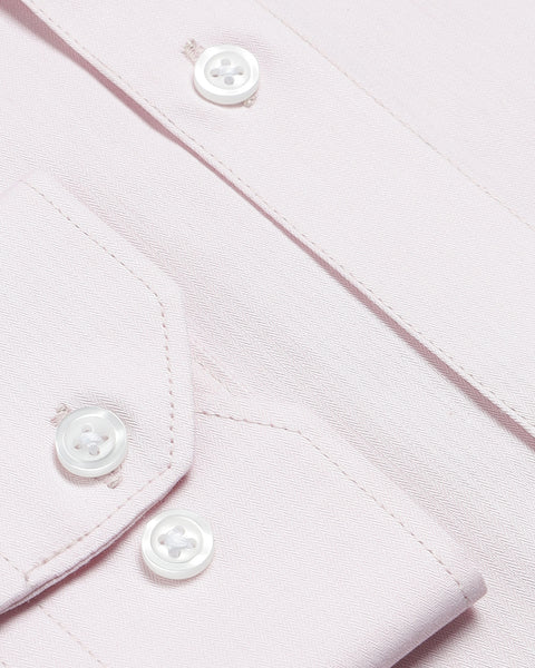 Pink Herringbone Giza Cotton Shirt