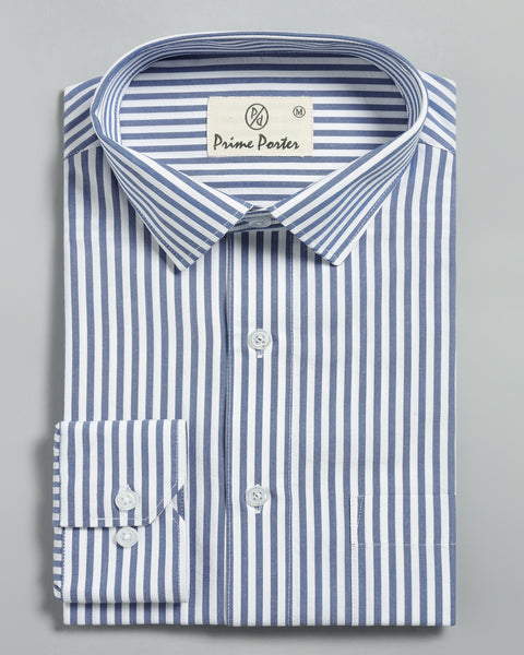 Lattice Striped Shirt