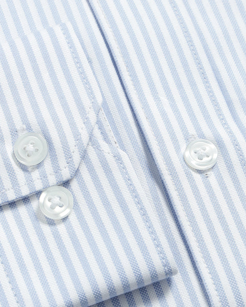 Powder Blue Striped Shirt