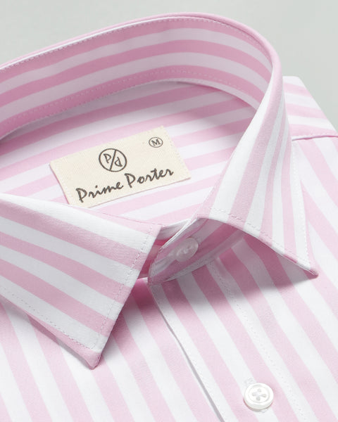 Light Pink Striped Shirt