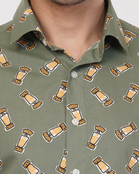 Tea Printed Shirt