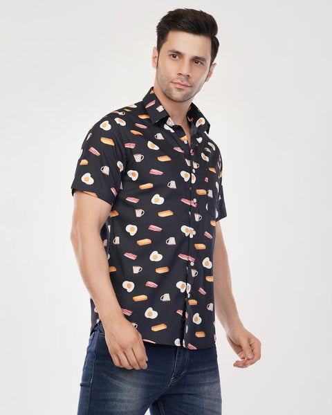 English Breakfast Printed Shirt