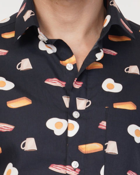 English Breakfast Printed Shirt