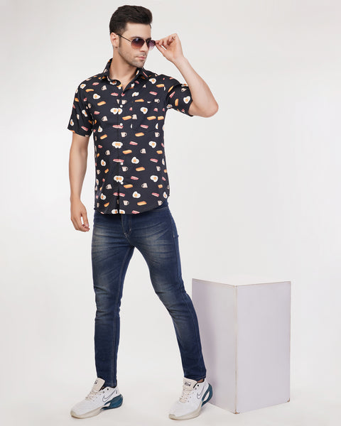 English Breakfast Printed Shirt