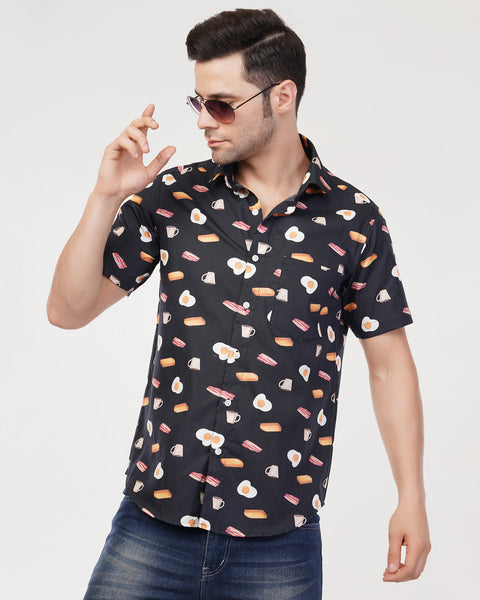 English Breakfast Printed Shirt