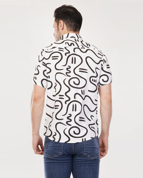 Strokes Printed Shirt