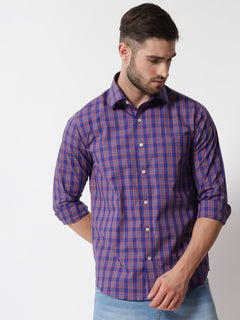 Juneberry Check Purple Shirt – Prime Porter