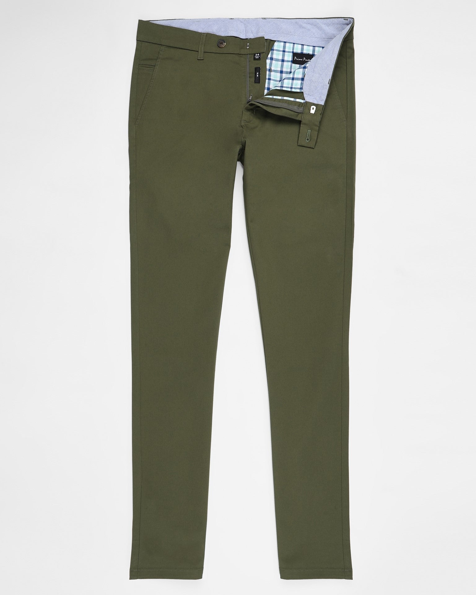 Olive Colour Cotton Pants For Men – Prime Porter