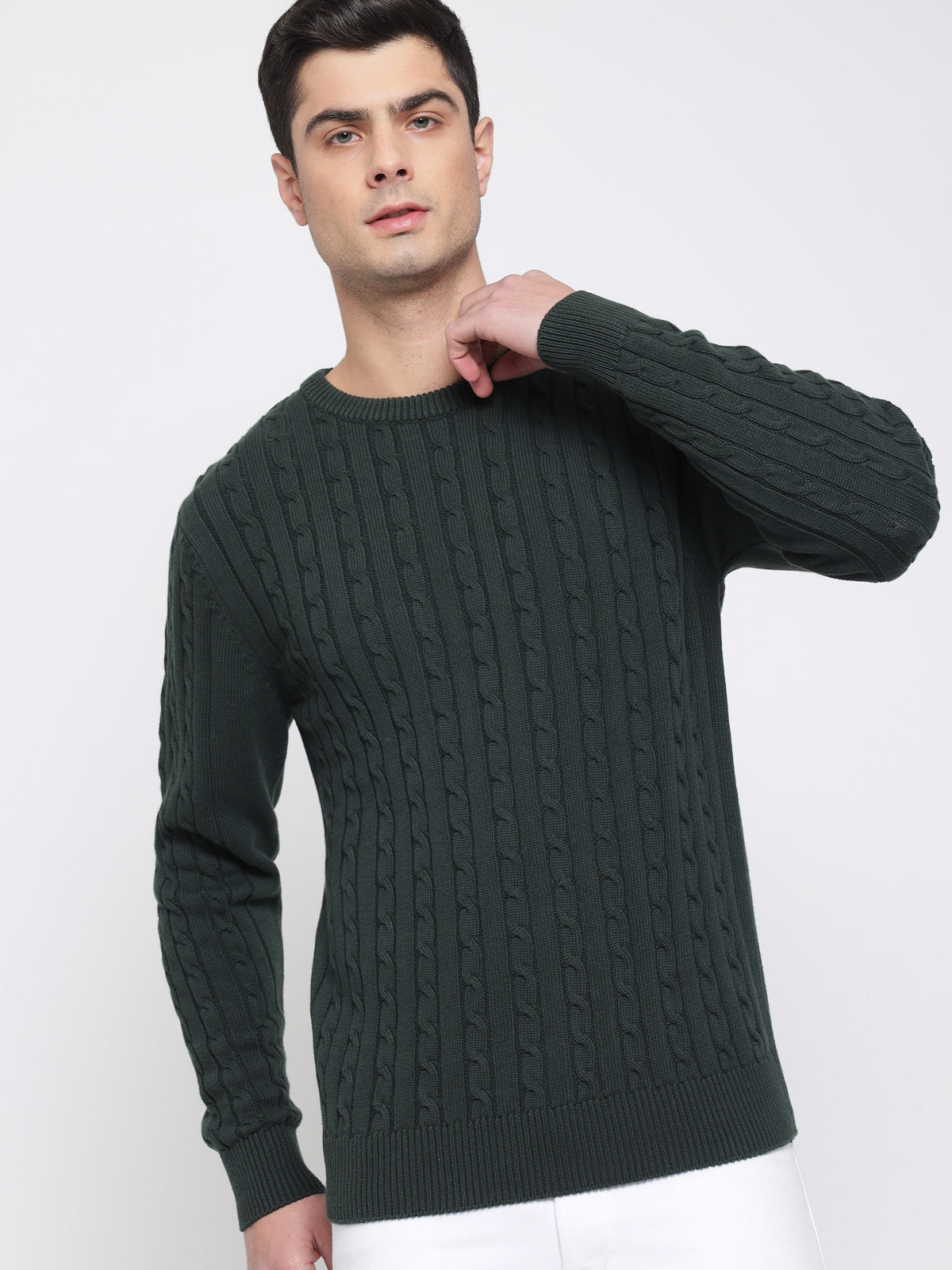 Bottle clearance green knitwear