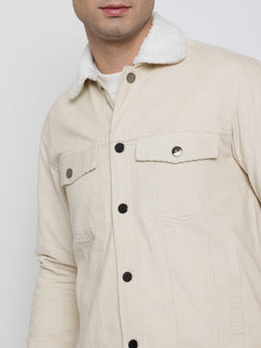 Mens white 2024 corduroy jacket